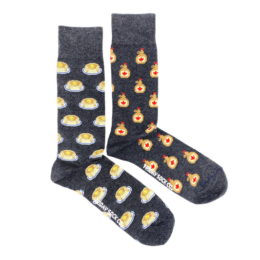 Canned Maple Syrup & Pancakes Socks