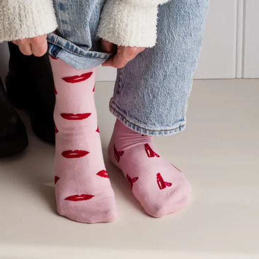Women's Lips & Lipstick Socks