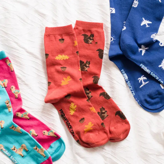 Women's Squirrel & Acorn Socks