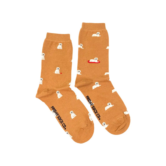Women’s Tiny Golden Dog Socks