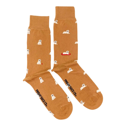 Men’s Tiny Golden Dog Socks
