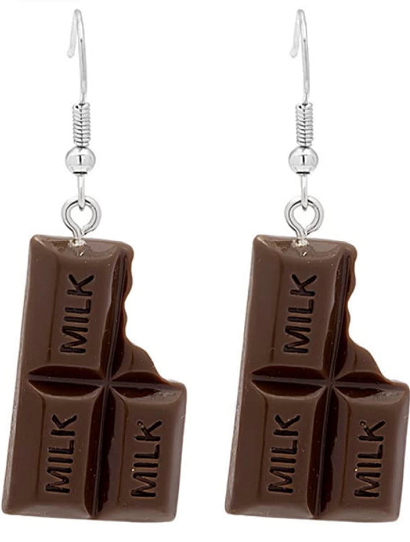 Chocolate Bar Earrings