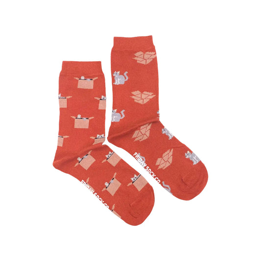 Women’s Cat & Box Socks