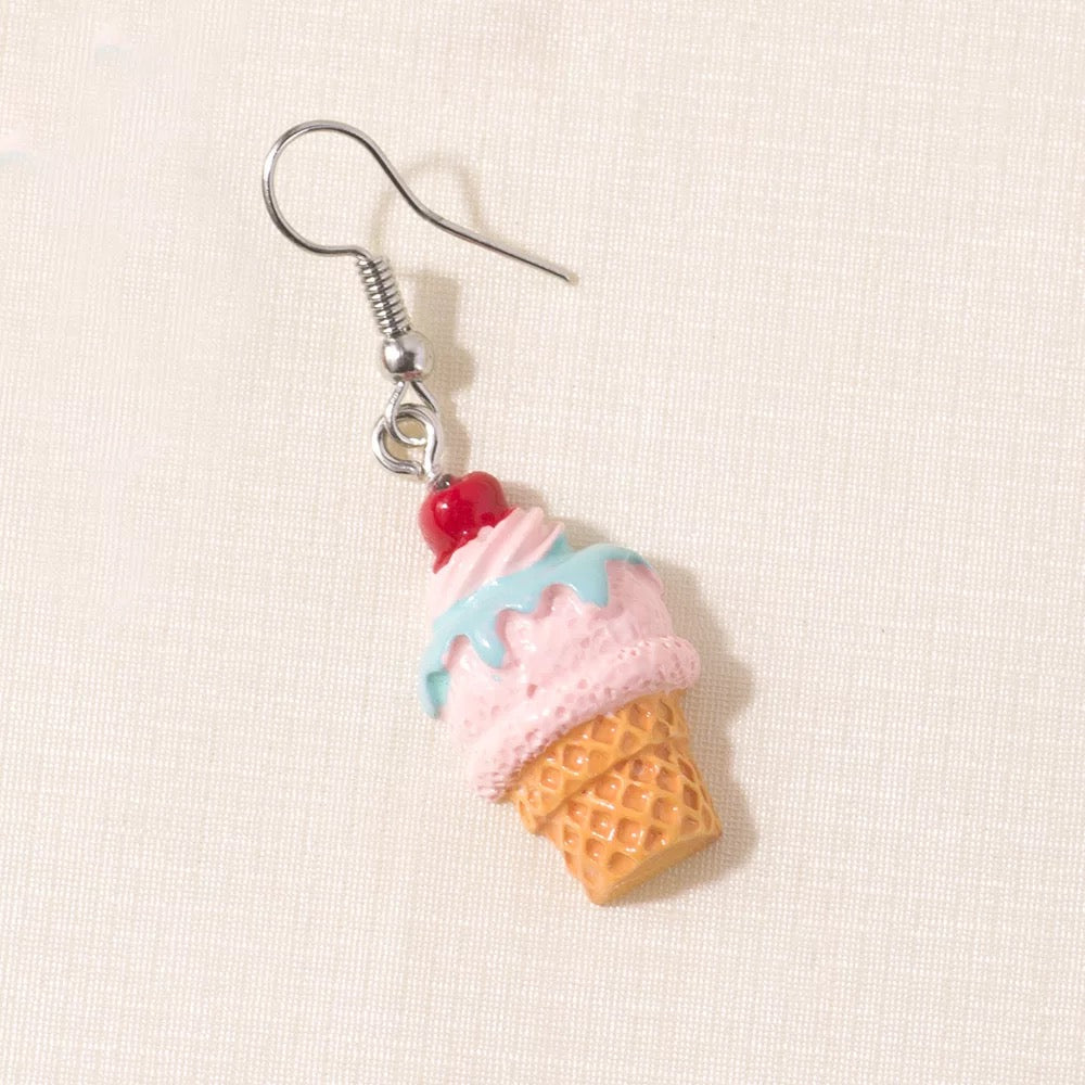 Ice Cream Cone Earrings