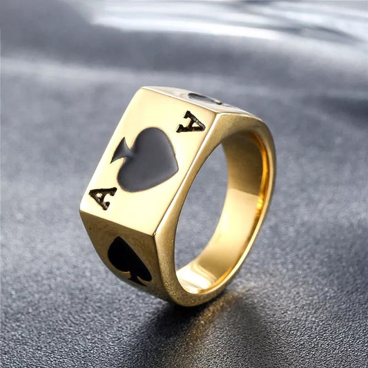 Ace of Spades Ring